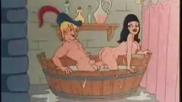 Alasti tüdruk basseini ääres keerutas tagumikku.